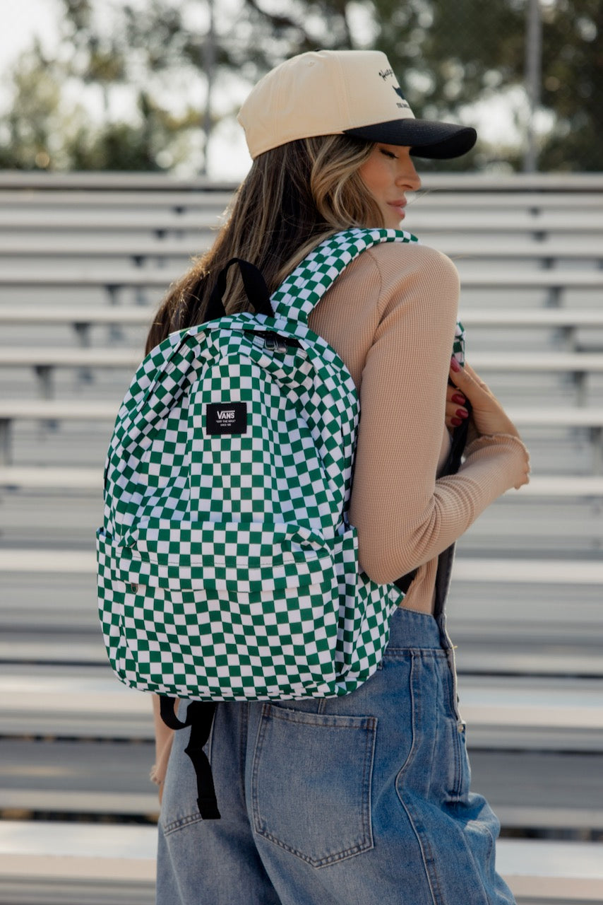 Vans K Old Skool Grom Check Backpack