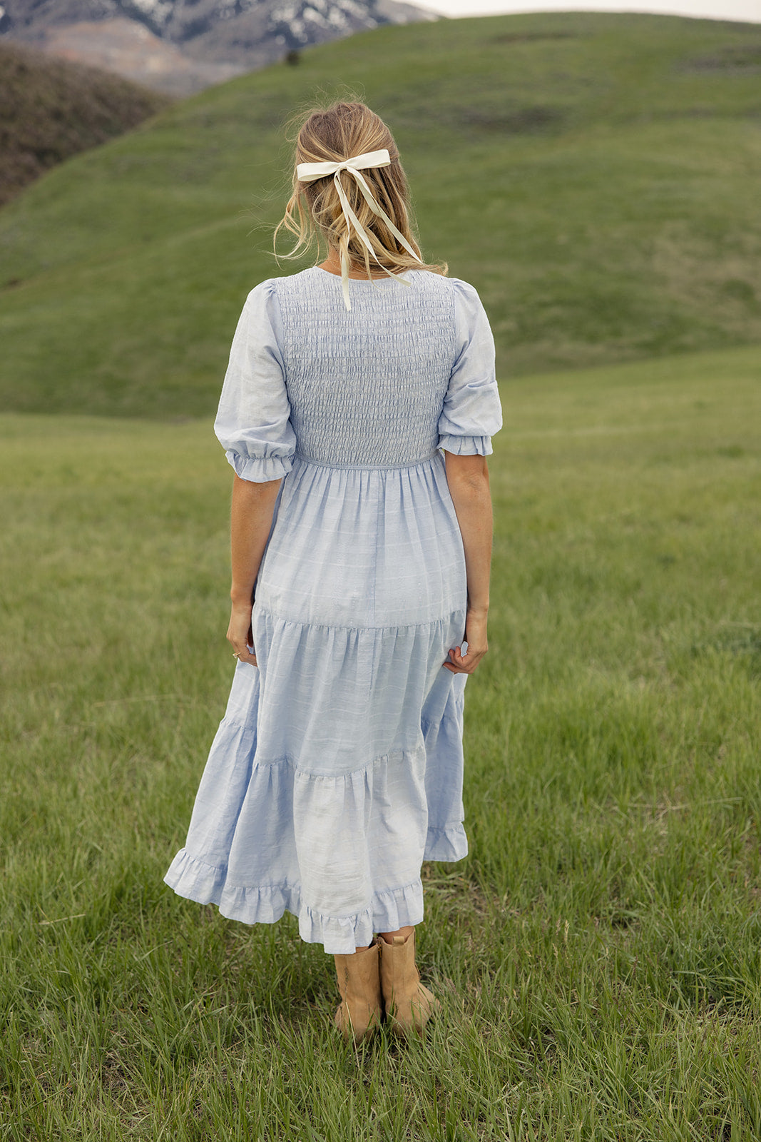 Holding Tight Smocked Dress