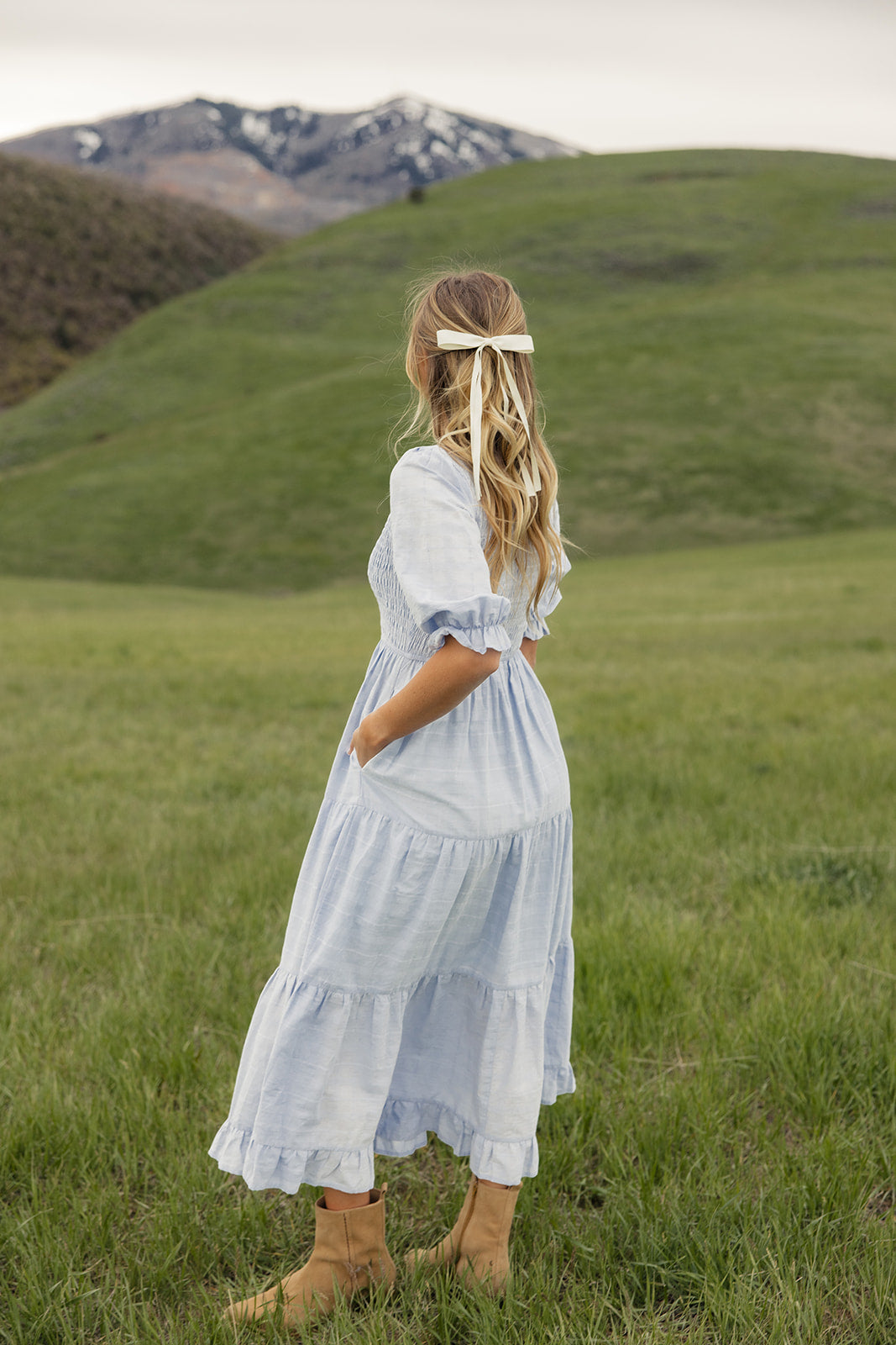 Holding Tight Smocked Dress