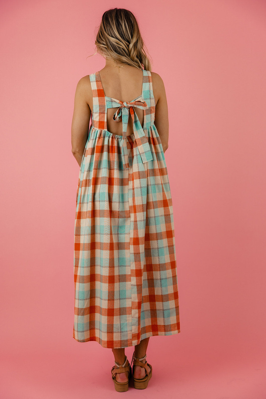 Mindi Plaid Babydoll Dress