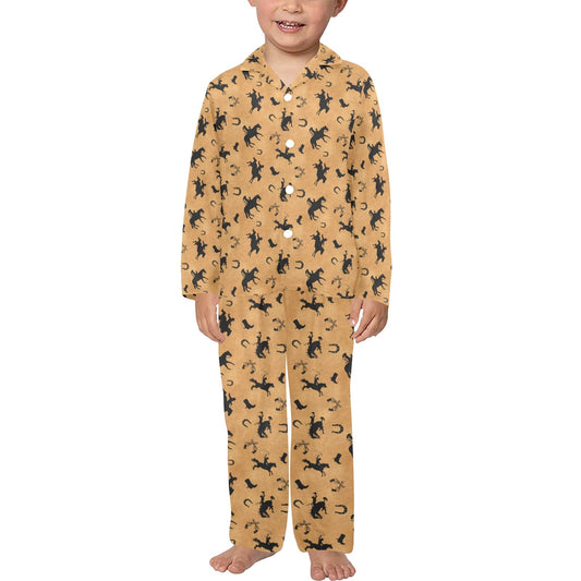 Lucky Ride Boy's Western Pajama Set