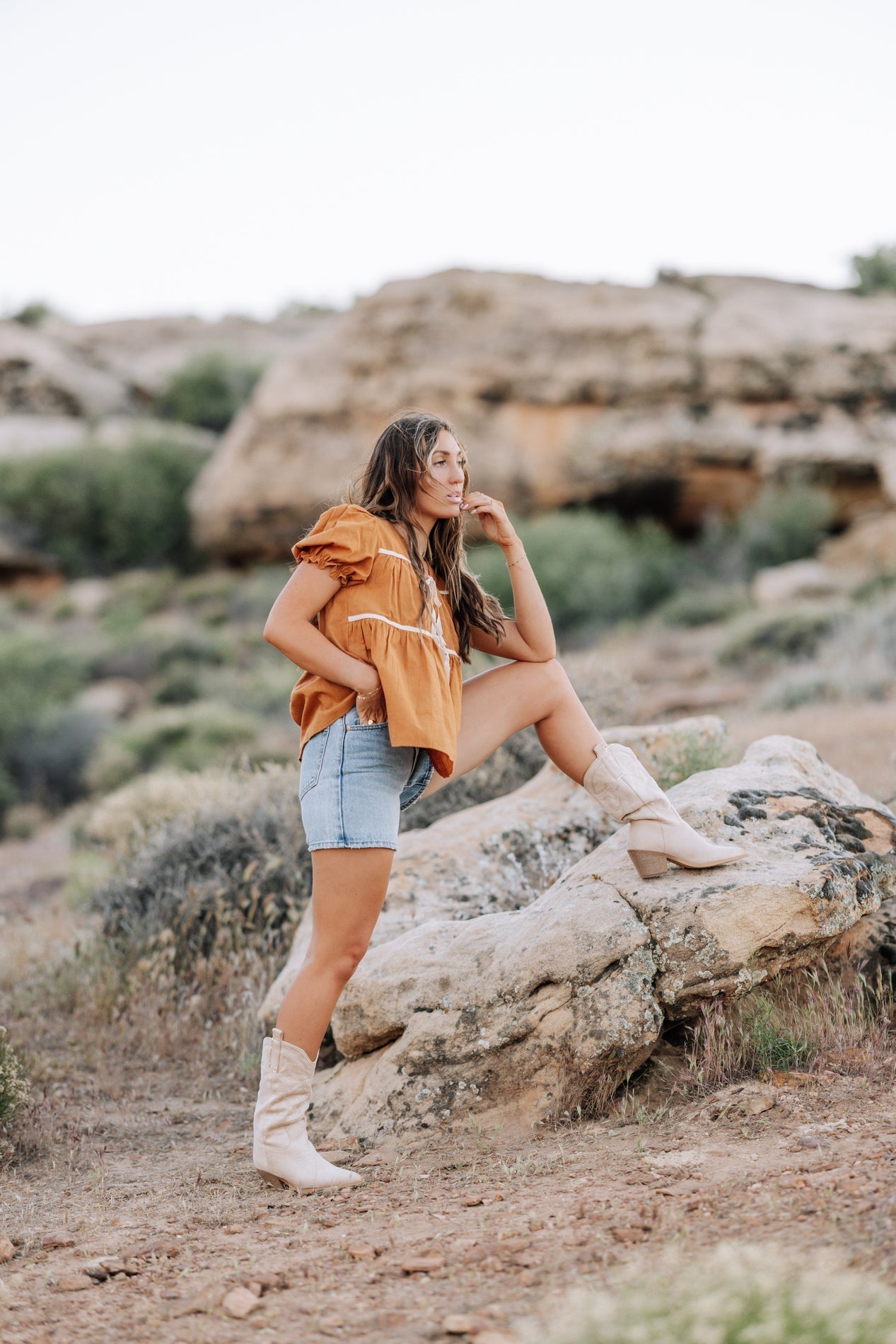 Winny Top in Camel