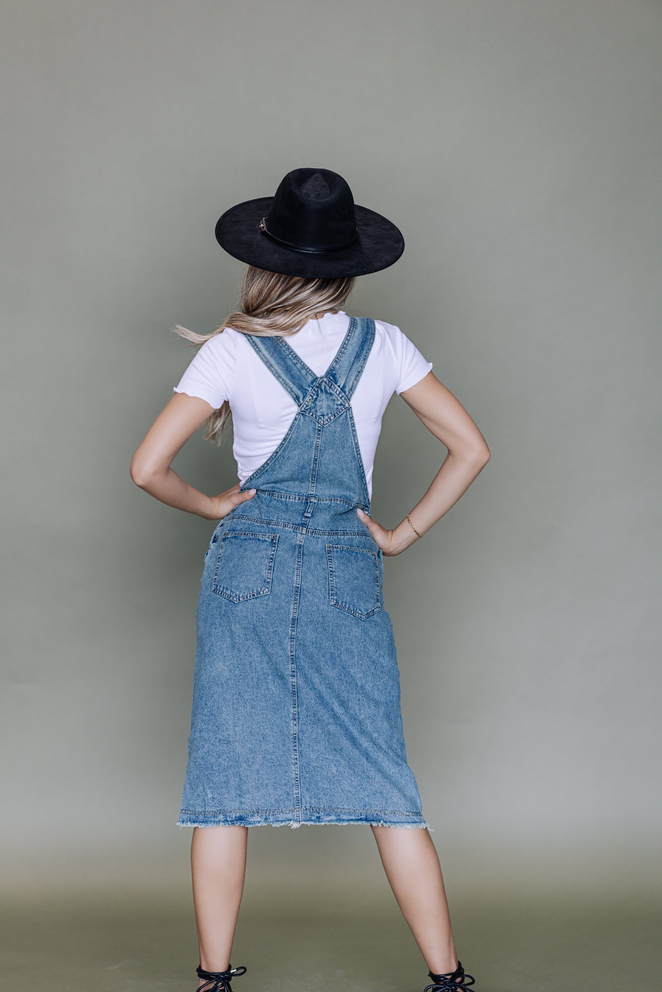 Jovi Denim Overall Dress