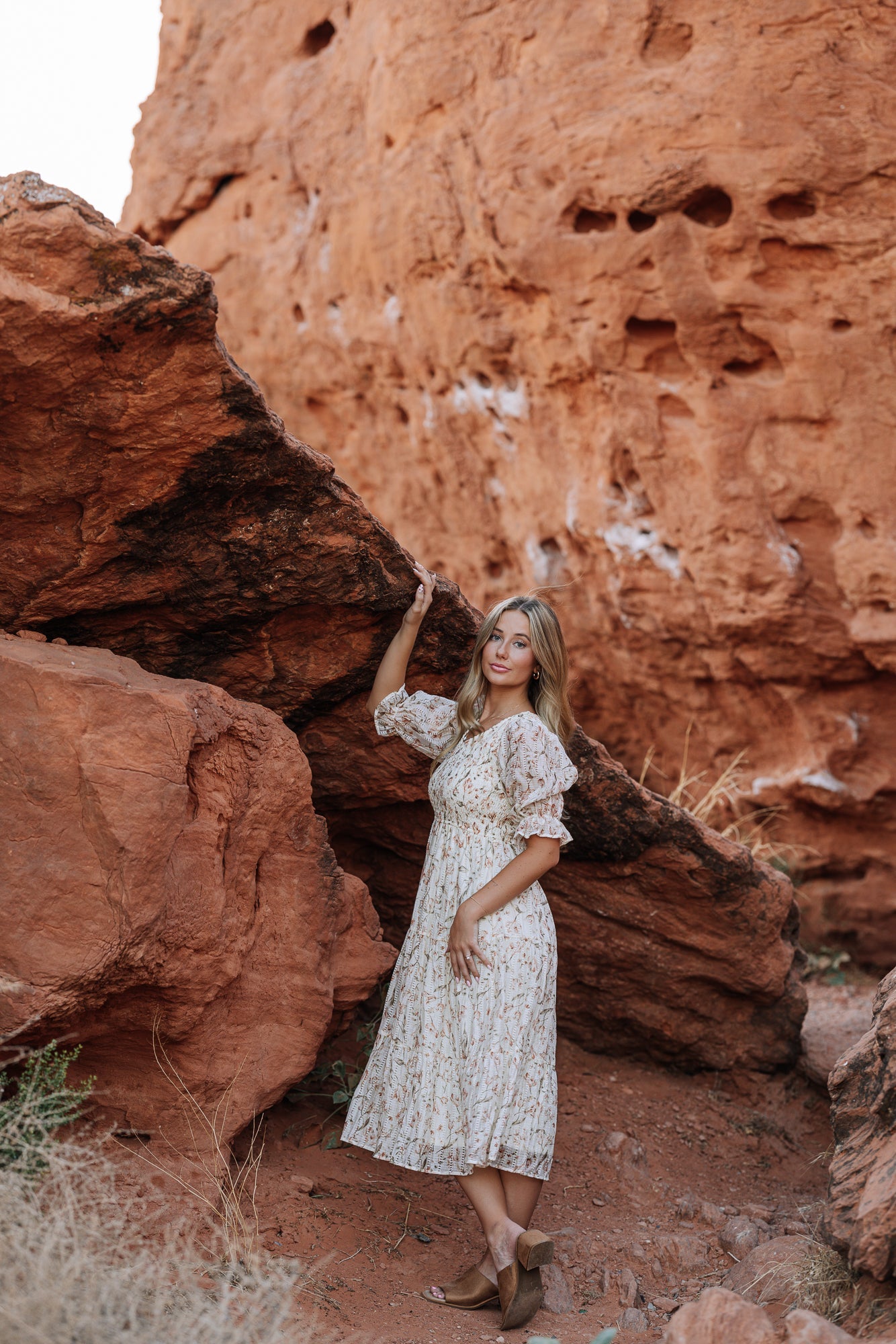 Cypress Midi Dress in Ivory