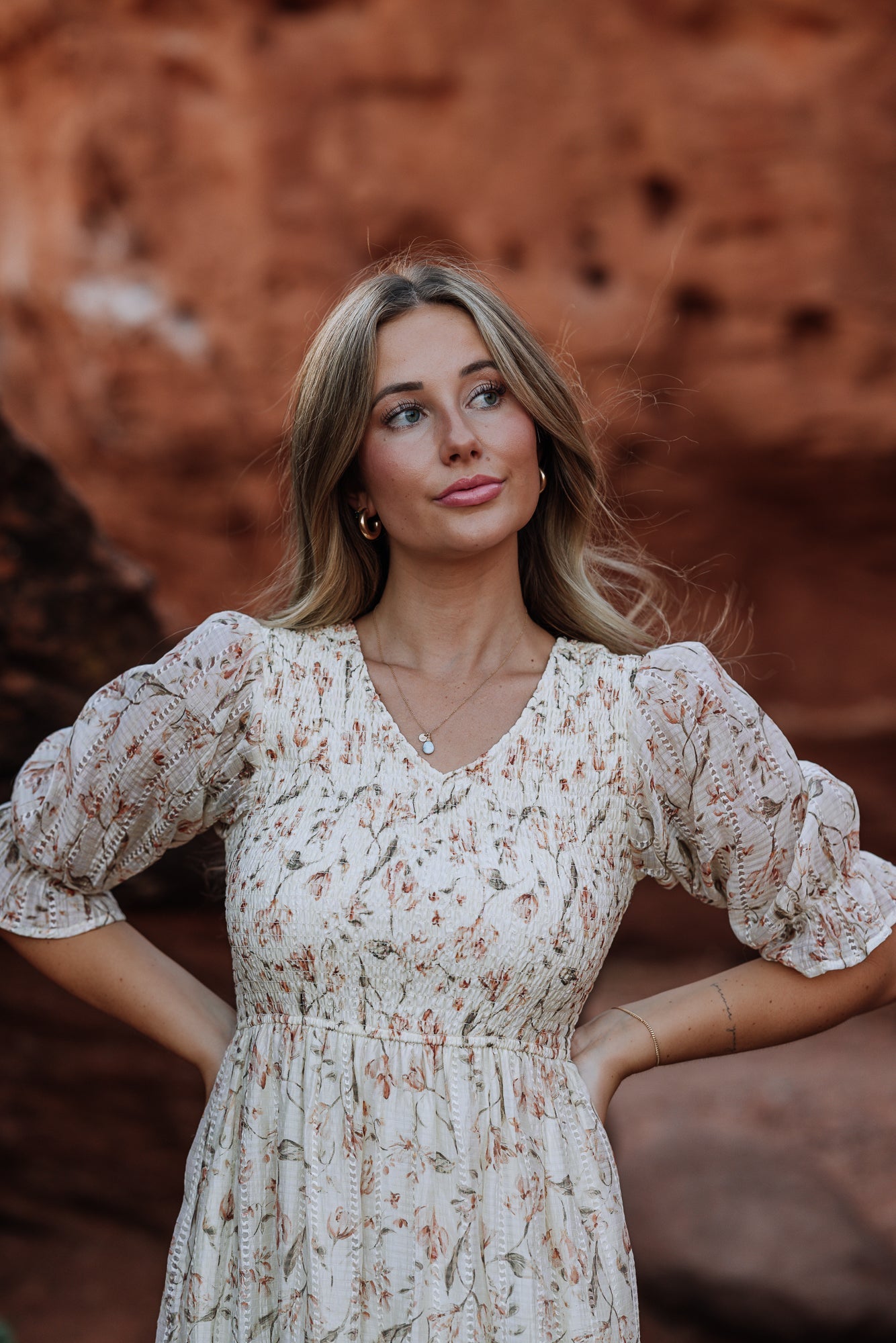 Cypress Midi Dress in Ivory