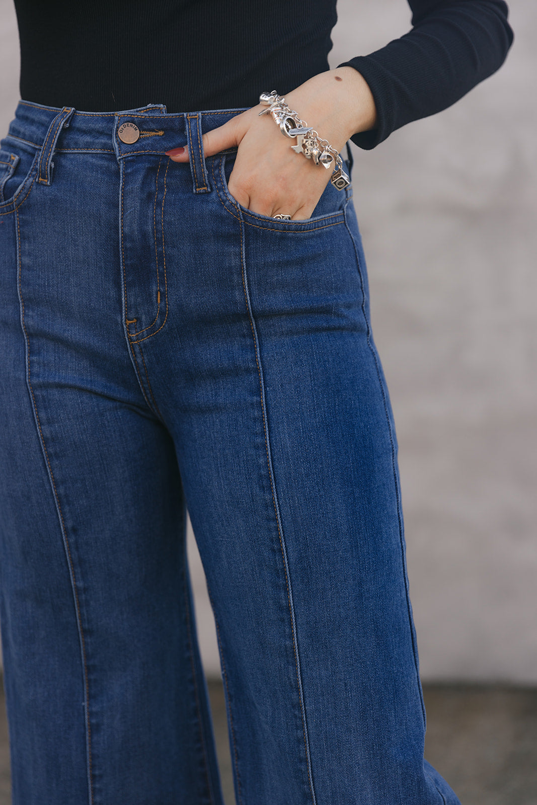 The Loretta Flares in Medium Wash