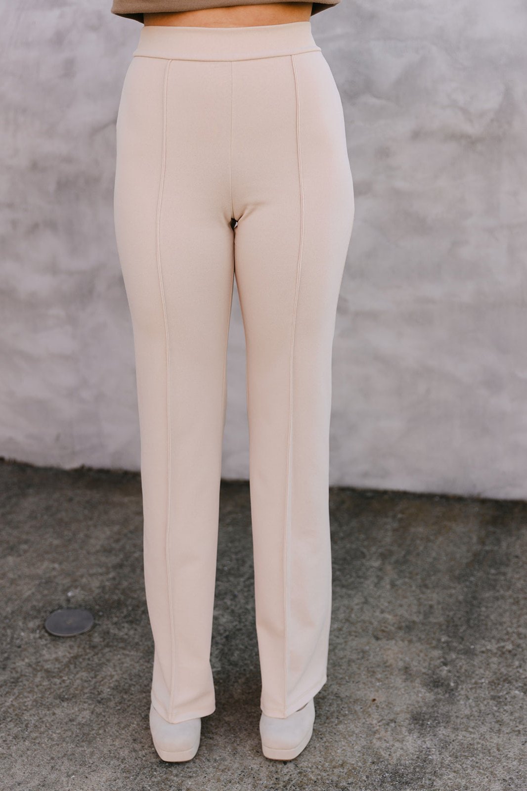 The Zoey Flare Trouser in Cream