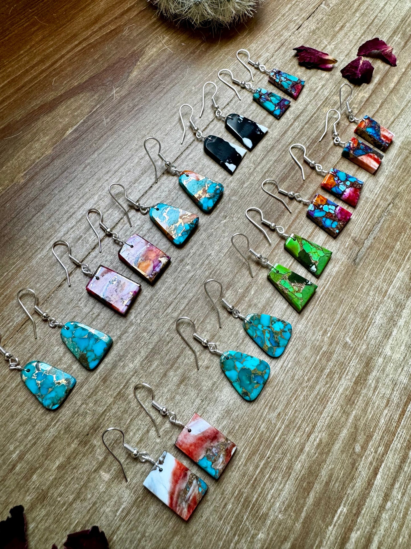 Mini Slab Earrings - Pick your style