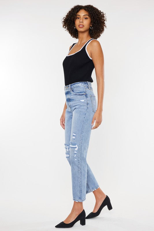 The Bennie High Rise 90's Boyfriend Jeans