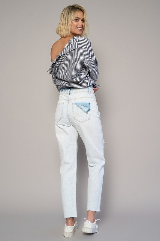 The Kinsley Straight Leg Jean