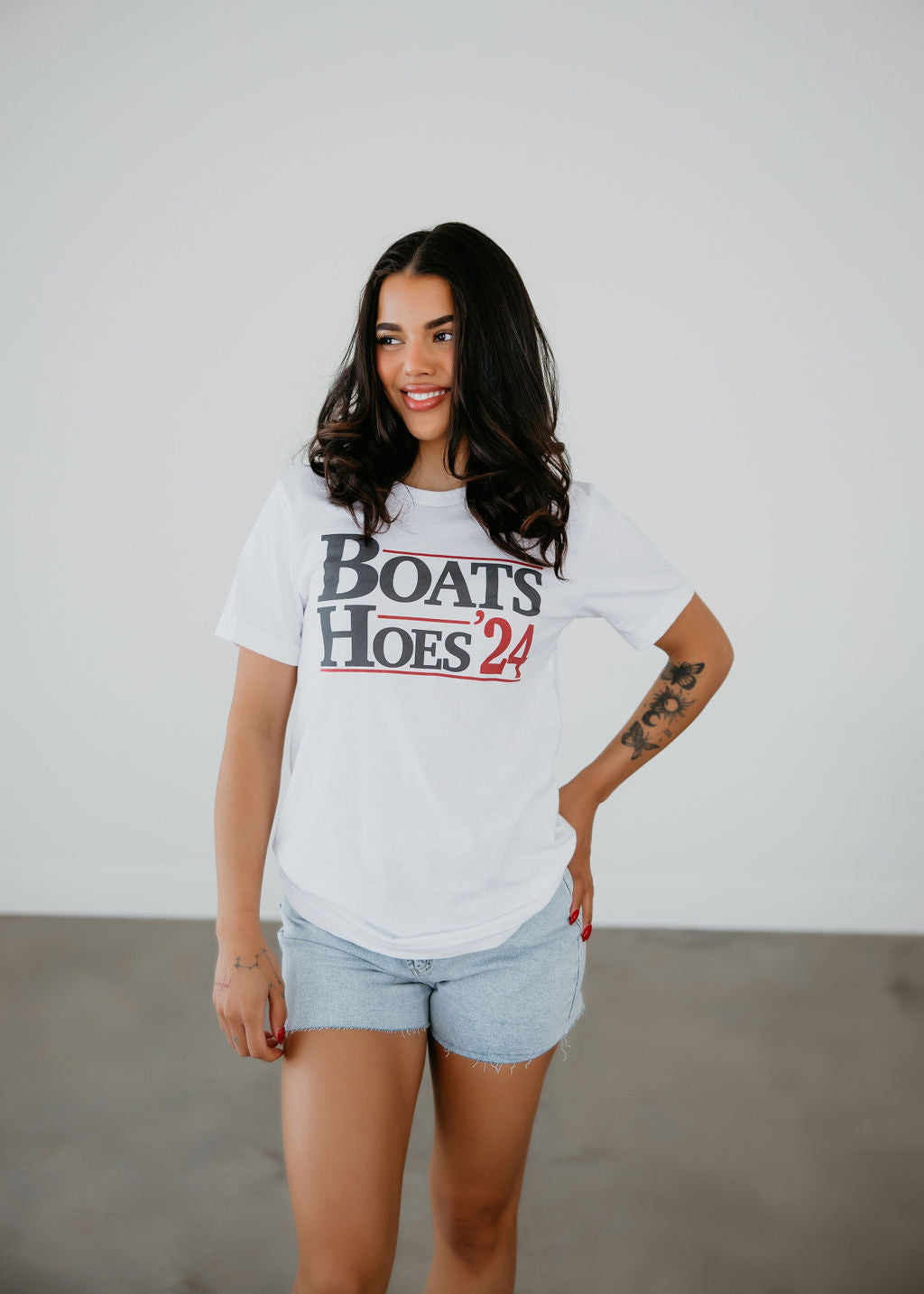 Boats and Hoes Graphic Tee