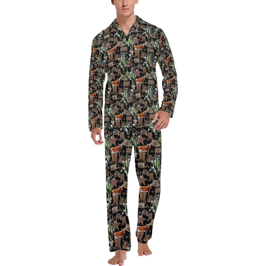 Longhorn Ranch Men's Western Pajama Set