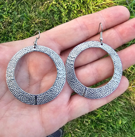 Aluminum Earrings Approx 2"