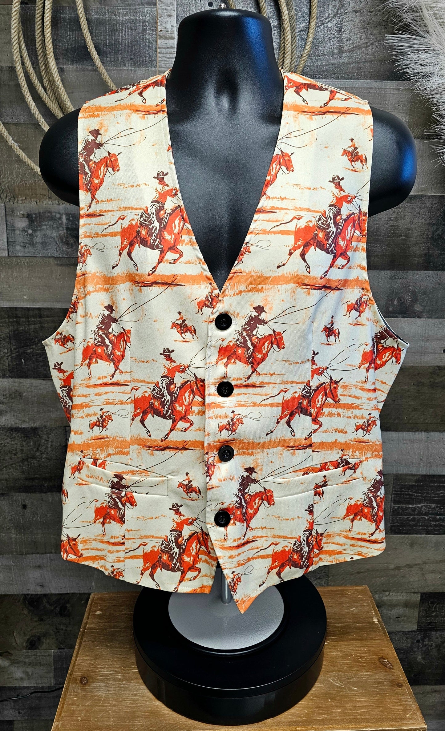 Retro Western Men's Vest