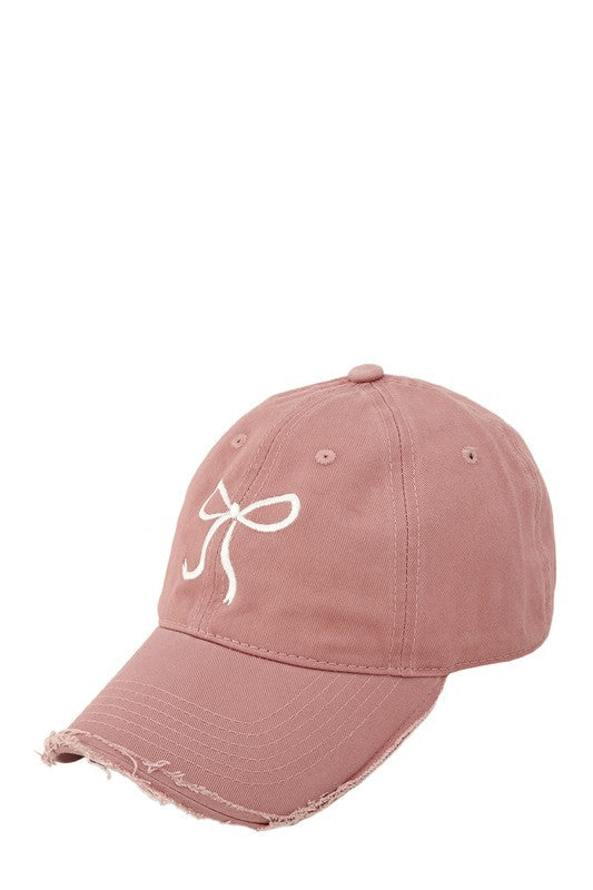 The Ribbon Embroidered Dad Cap