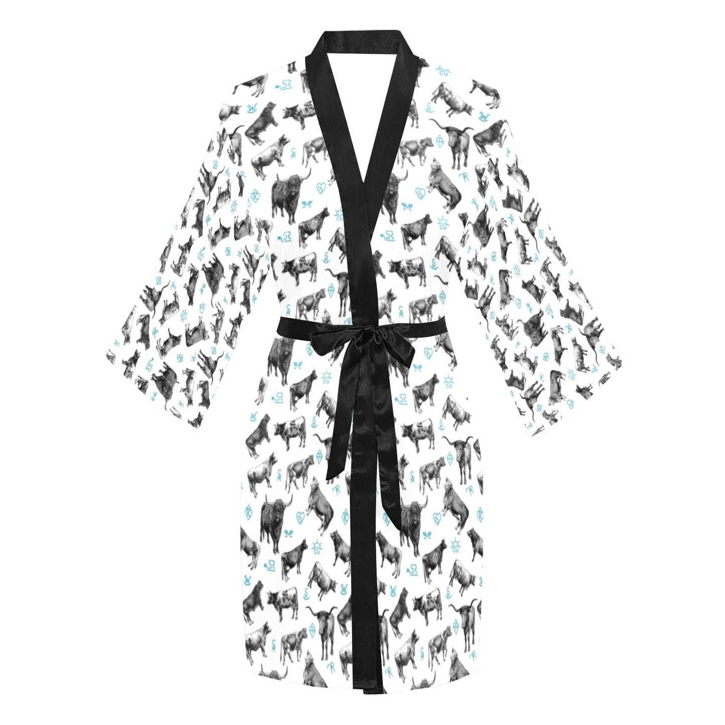 Cattle and Brands Women's Lounge Kimono Robe