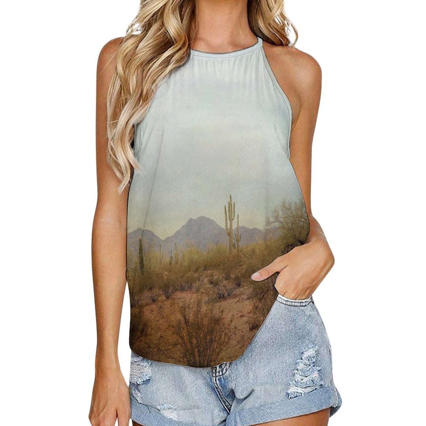 Desert Print Tank Top