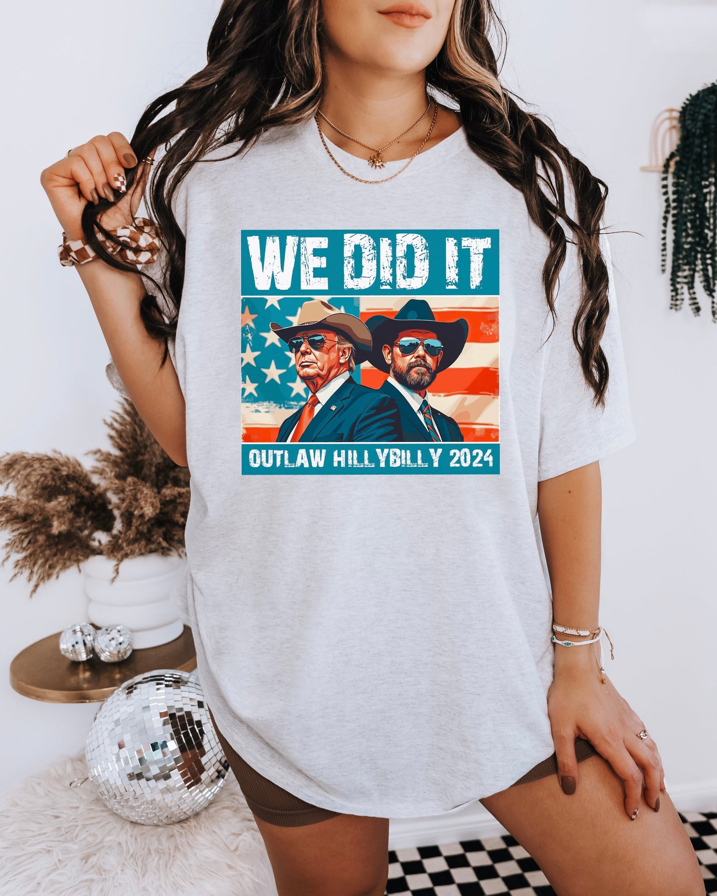 We Did It Crewneck or Tee