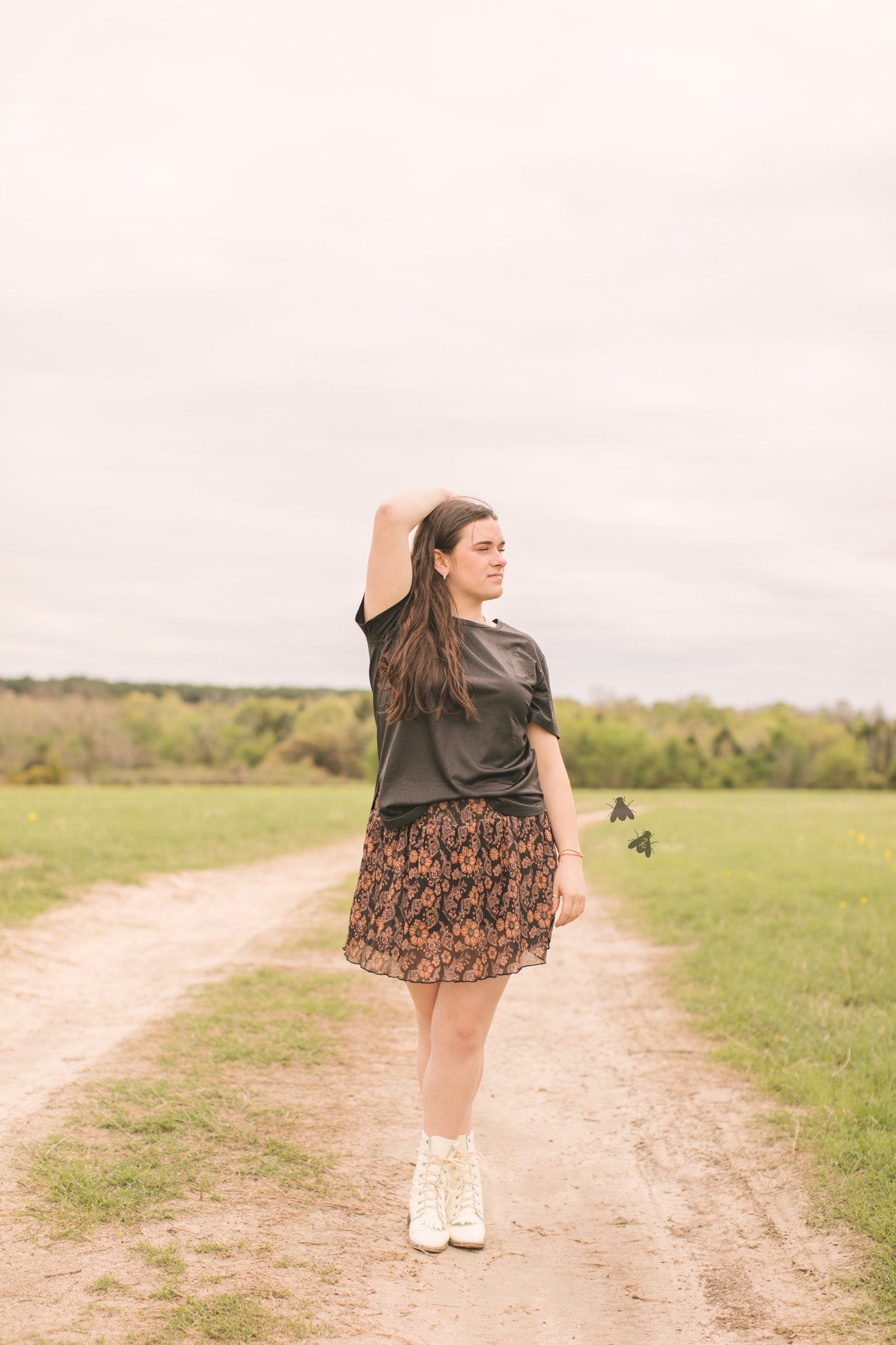 LATHER IN LEATHER SKORT