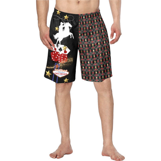 Rodeo Vegas Men's Western Swim Trunks Shorts