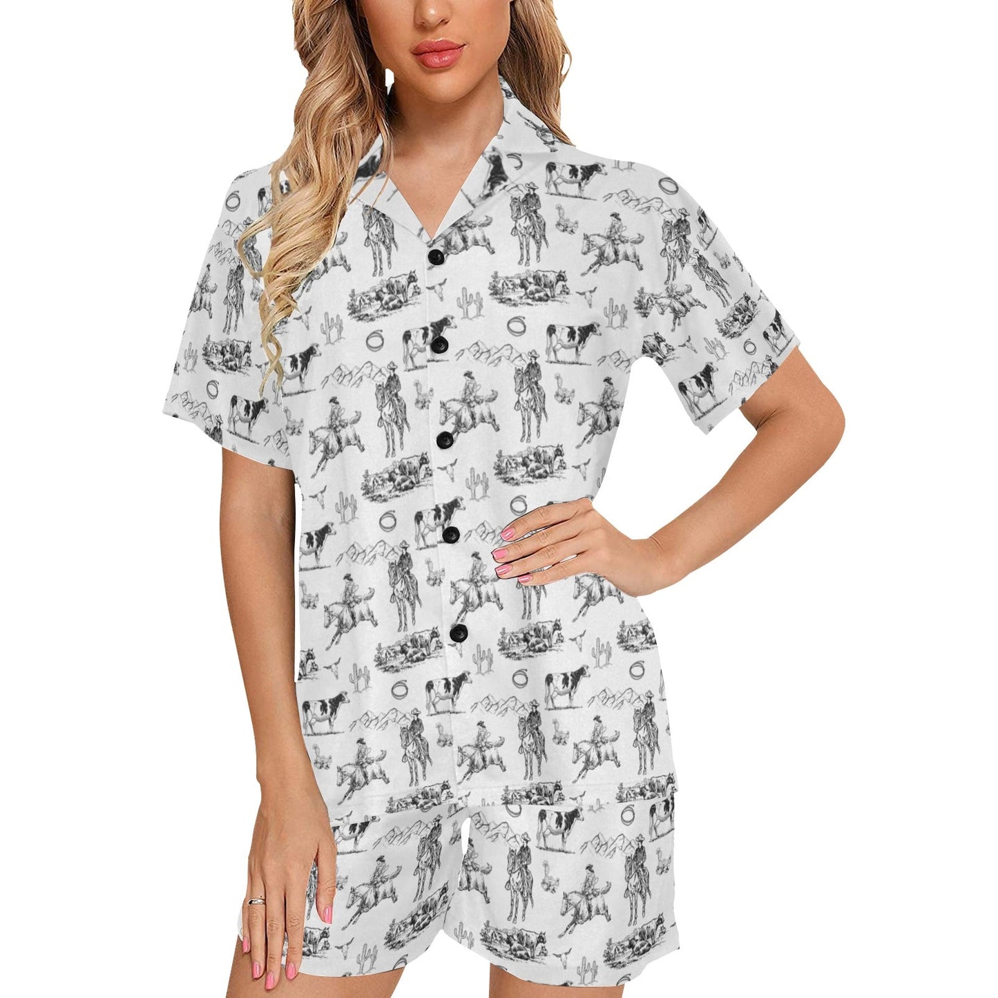 Ranch Life Women's Western Pajama Set