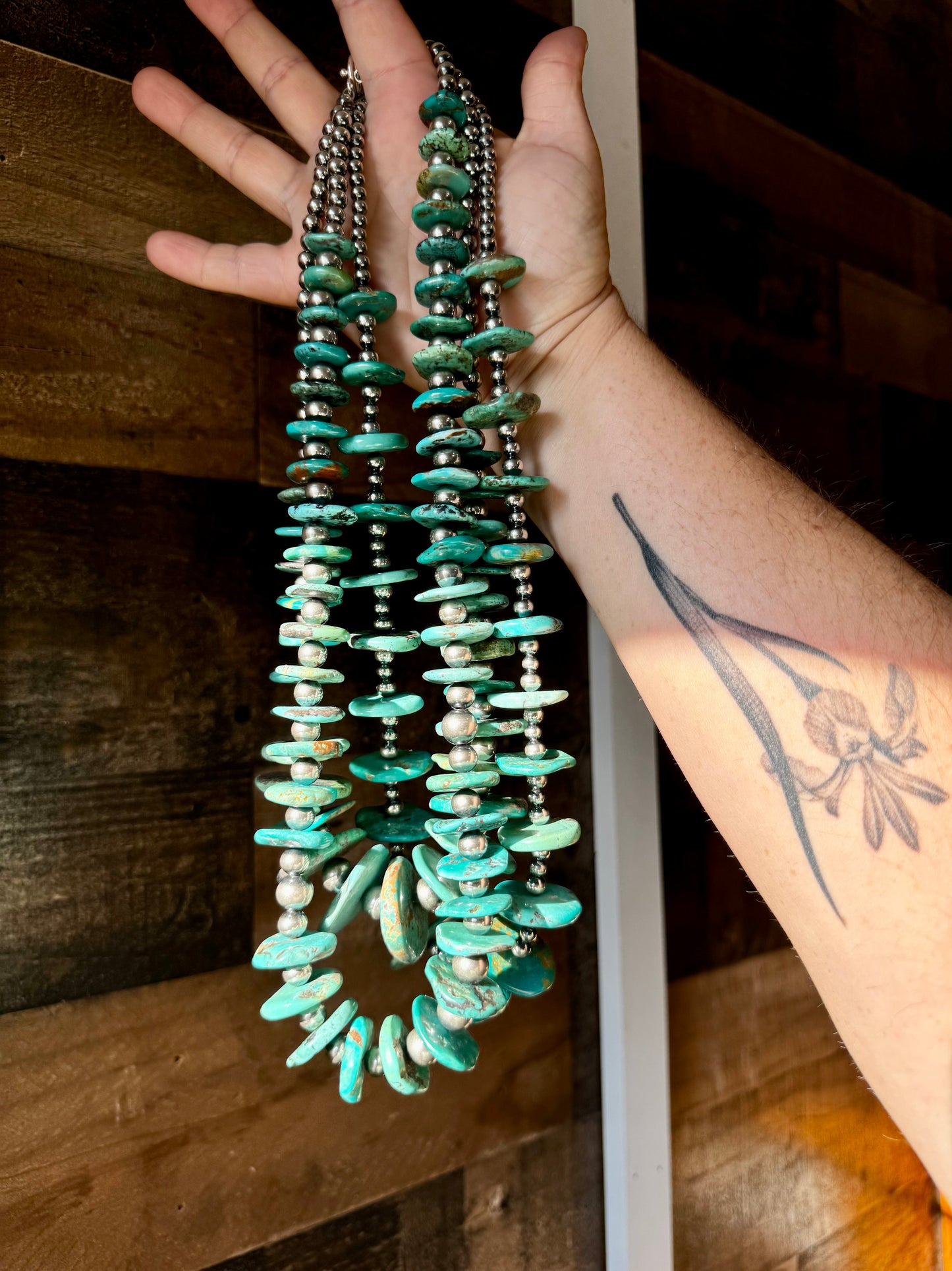 23 inch - NFR collection - sterling silver and turquoise