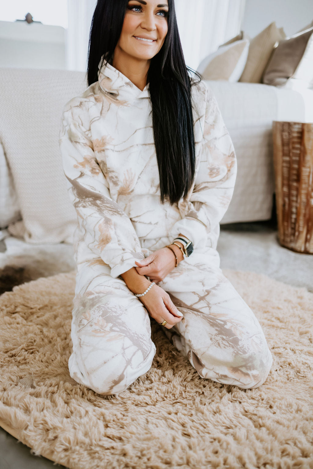 Sand Dune Camo Hoodie by Lily & Lottie