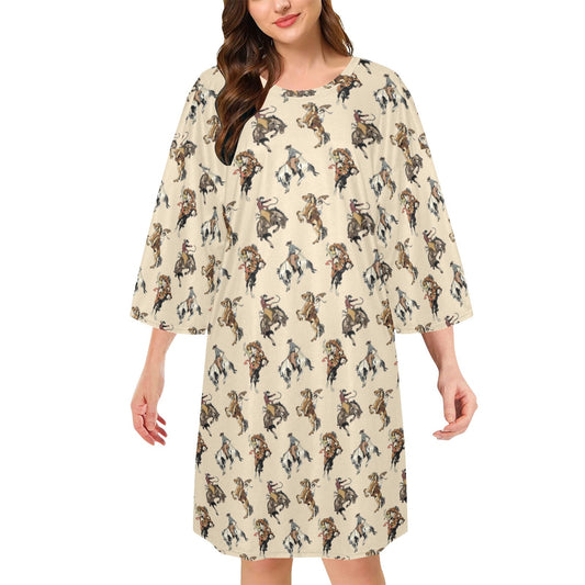 Vintage Cowgirl Oversized Sleep Shirt