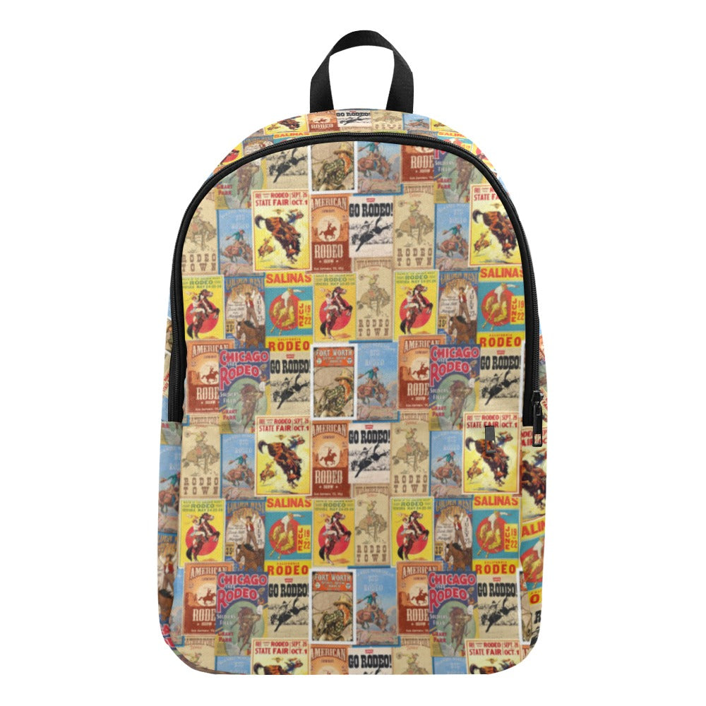 Vintage Rodeo Poster Backpack