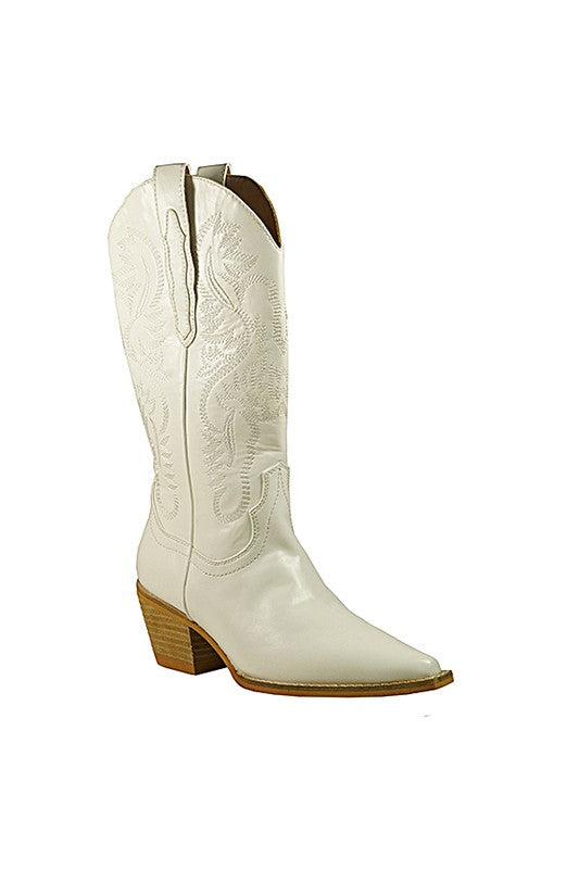 HANAN-EMBROIDERY WESTERN BOOTS