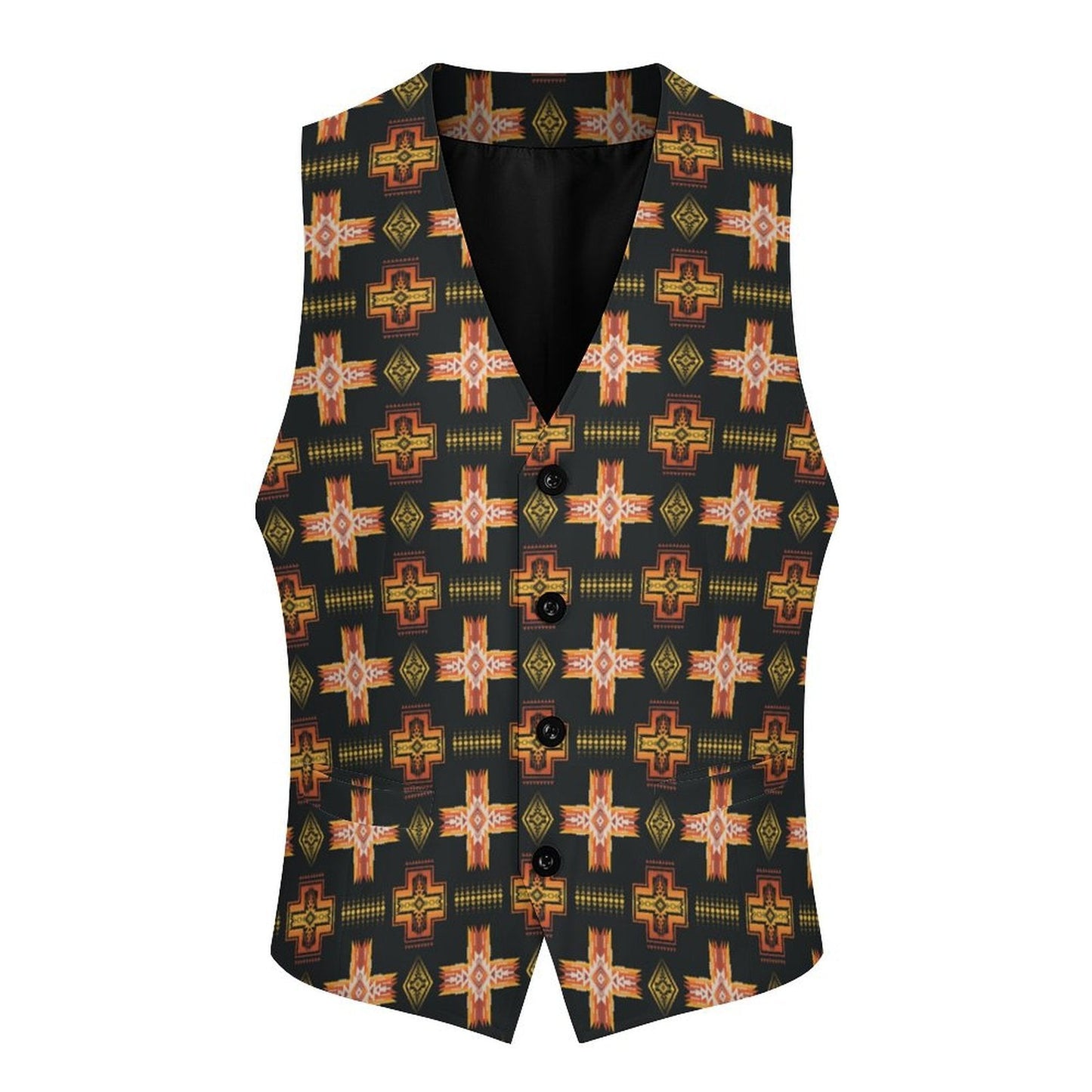 Fire Aztec Men's Western Vest