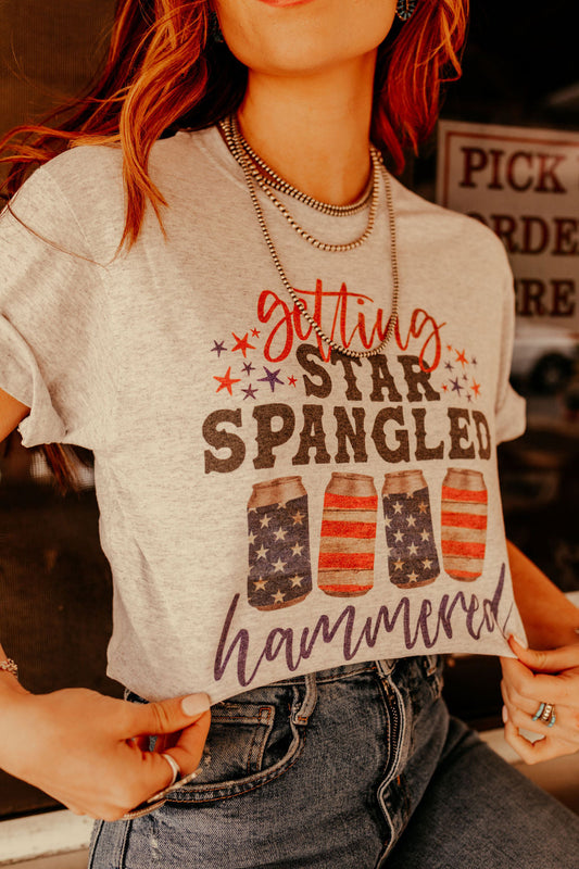 Getting Star Spangled Hammered Graphic Tee