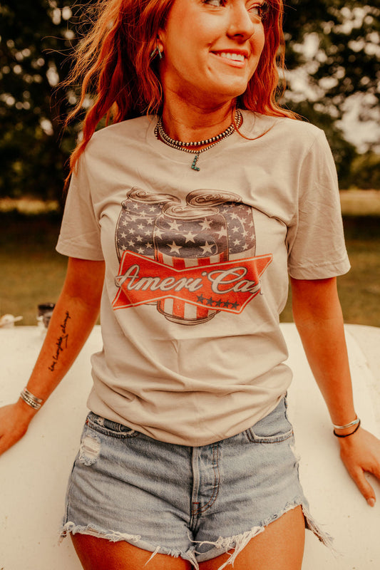 AmeriCAN Beer Graphic Tee