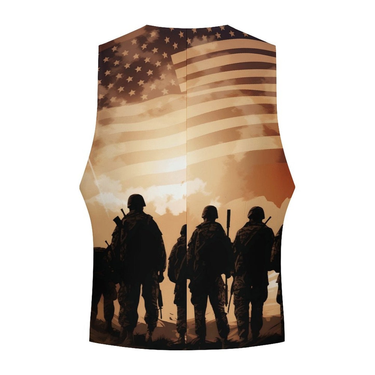 American Patriot Men's Western Vest