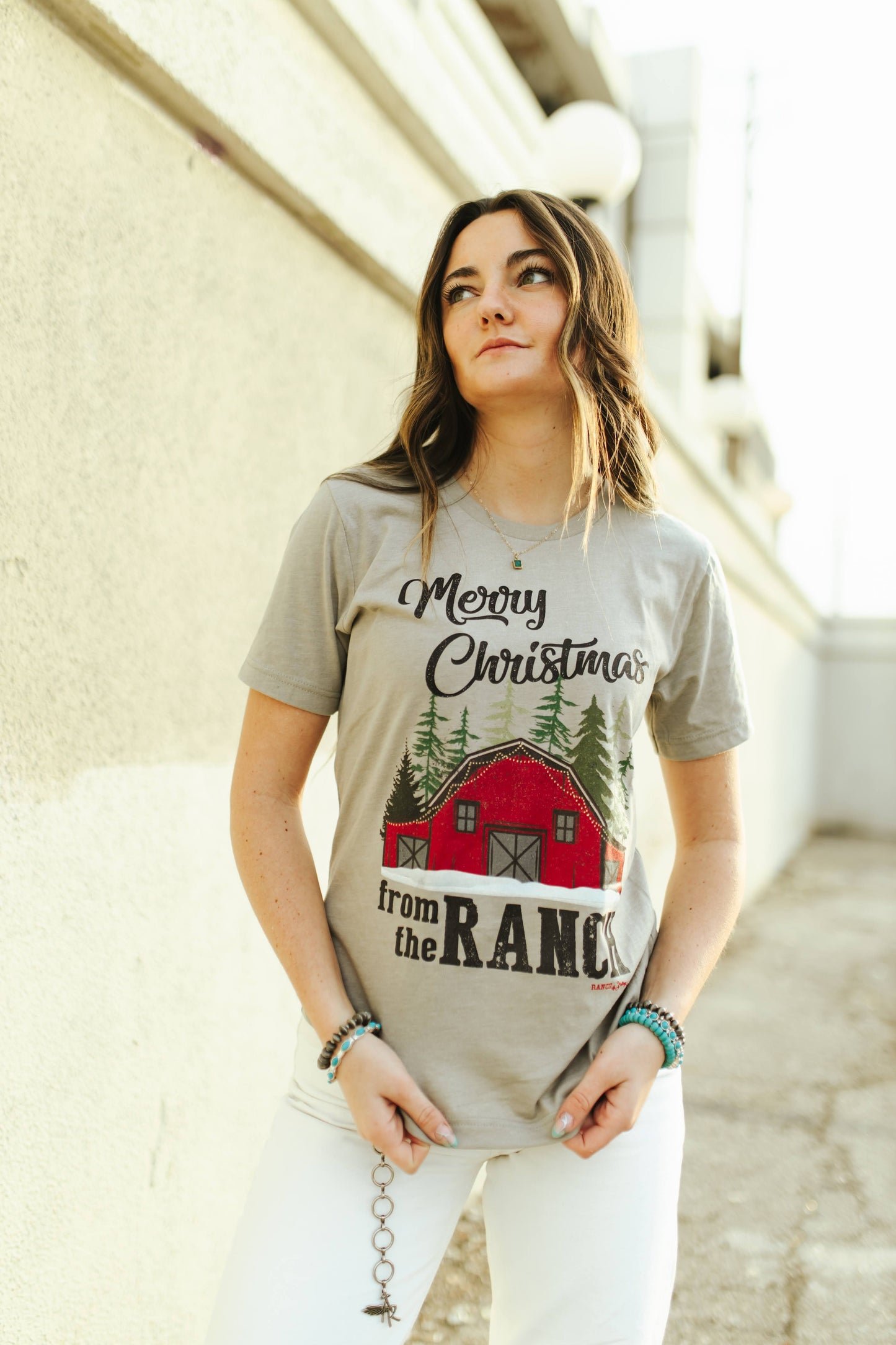 Merry Christmas From The Ranch Graphic Tee