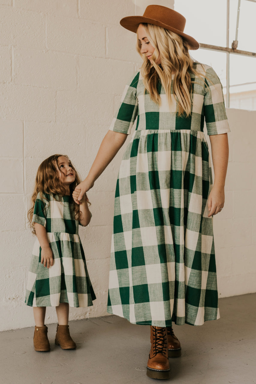 Mini Maddie Buffalo Plaid Dress