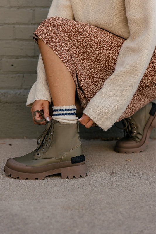 Soldier Lug Sole Booties