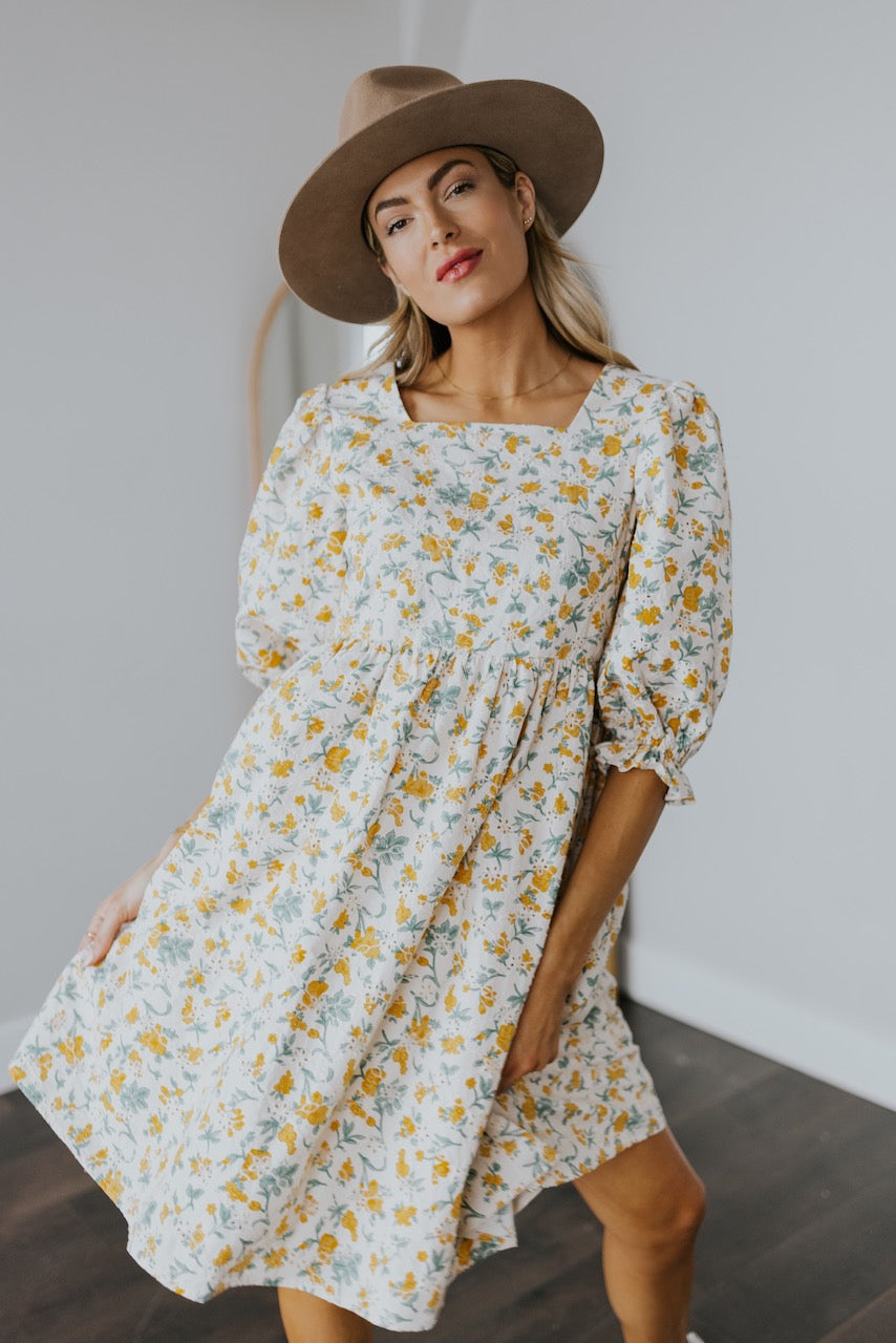 SALT Adelaide Poet Sleeve Dress