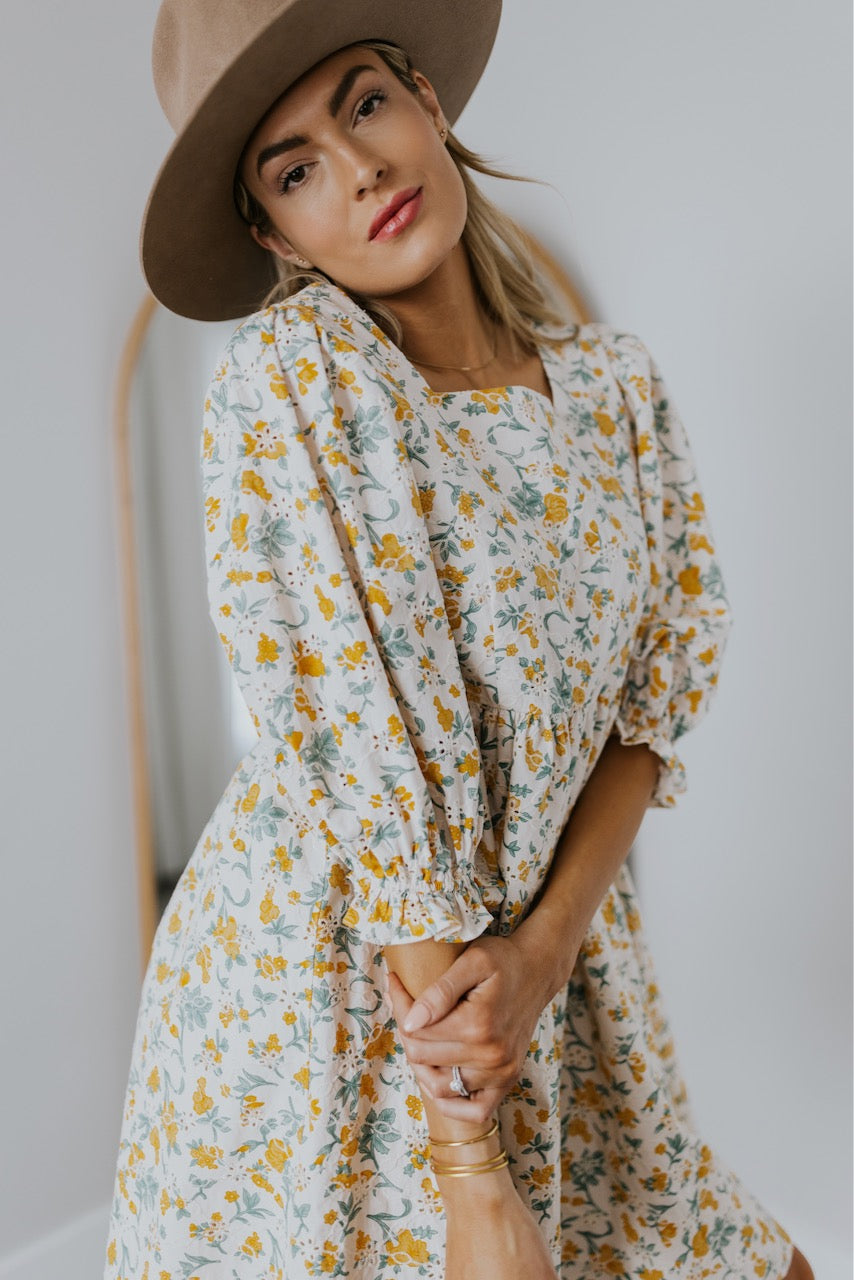 SALT Adelaide Poet Sleeve Dress