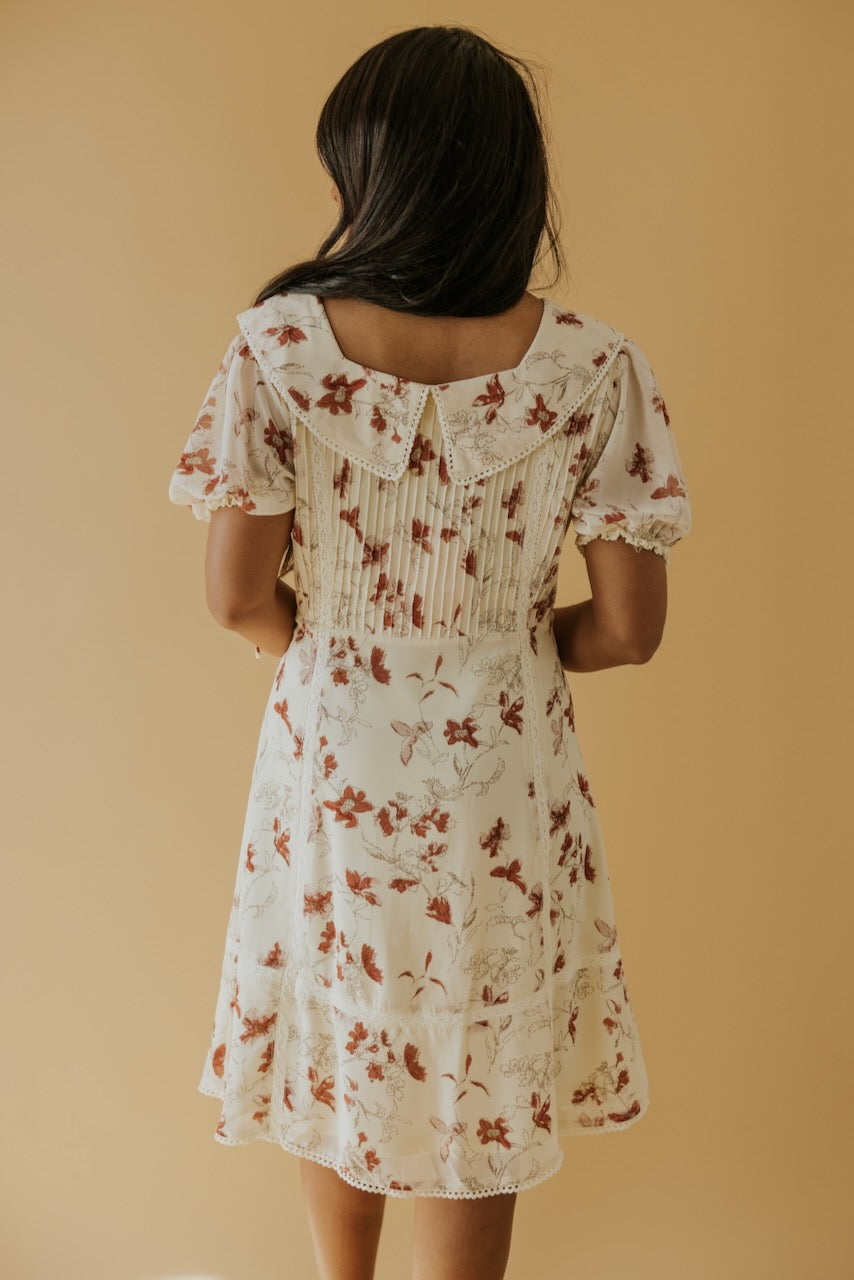 SALT Emmanuella Floral Collared Dress