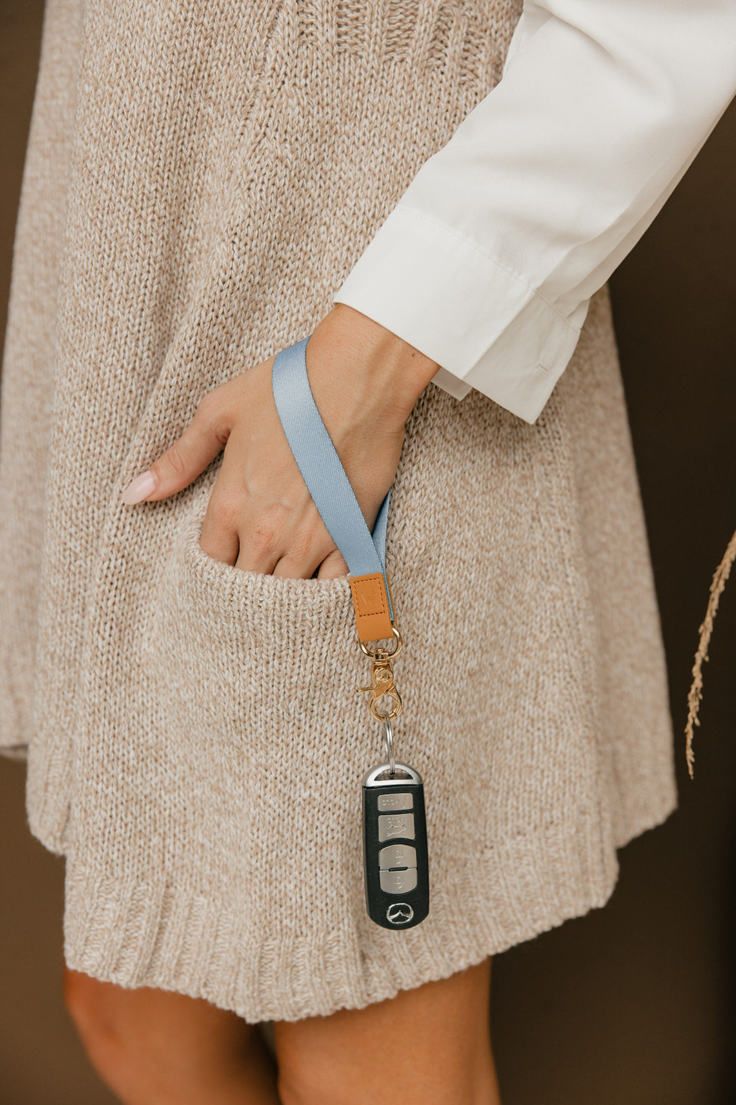 Coastal Cobalt Wrist Lanyard