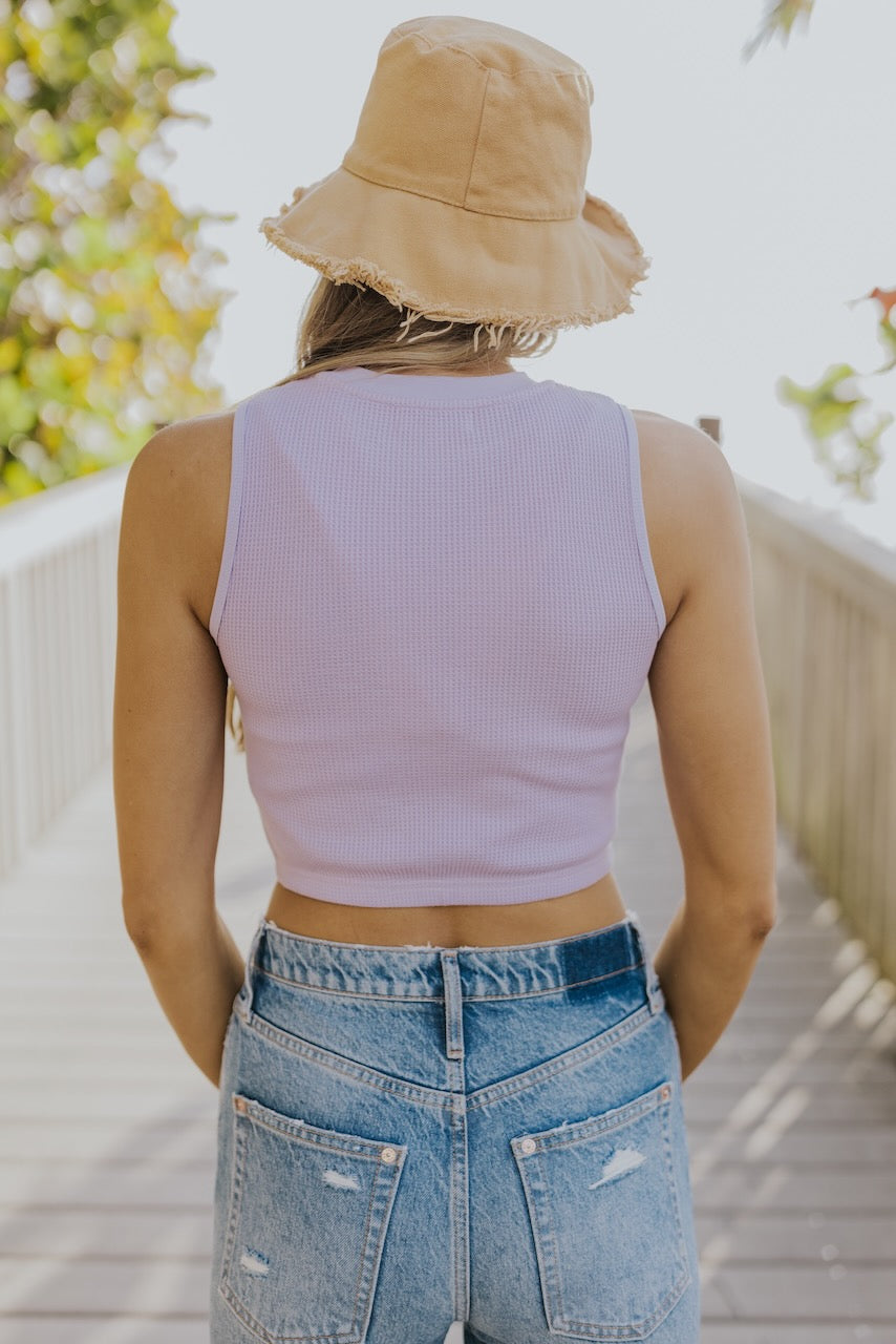 Willow Textured Cropped Tank