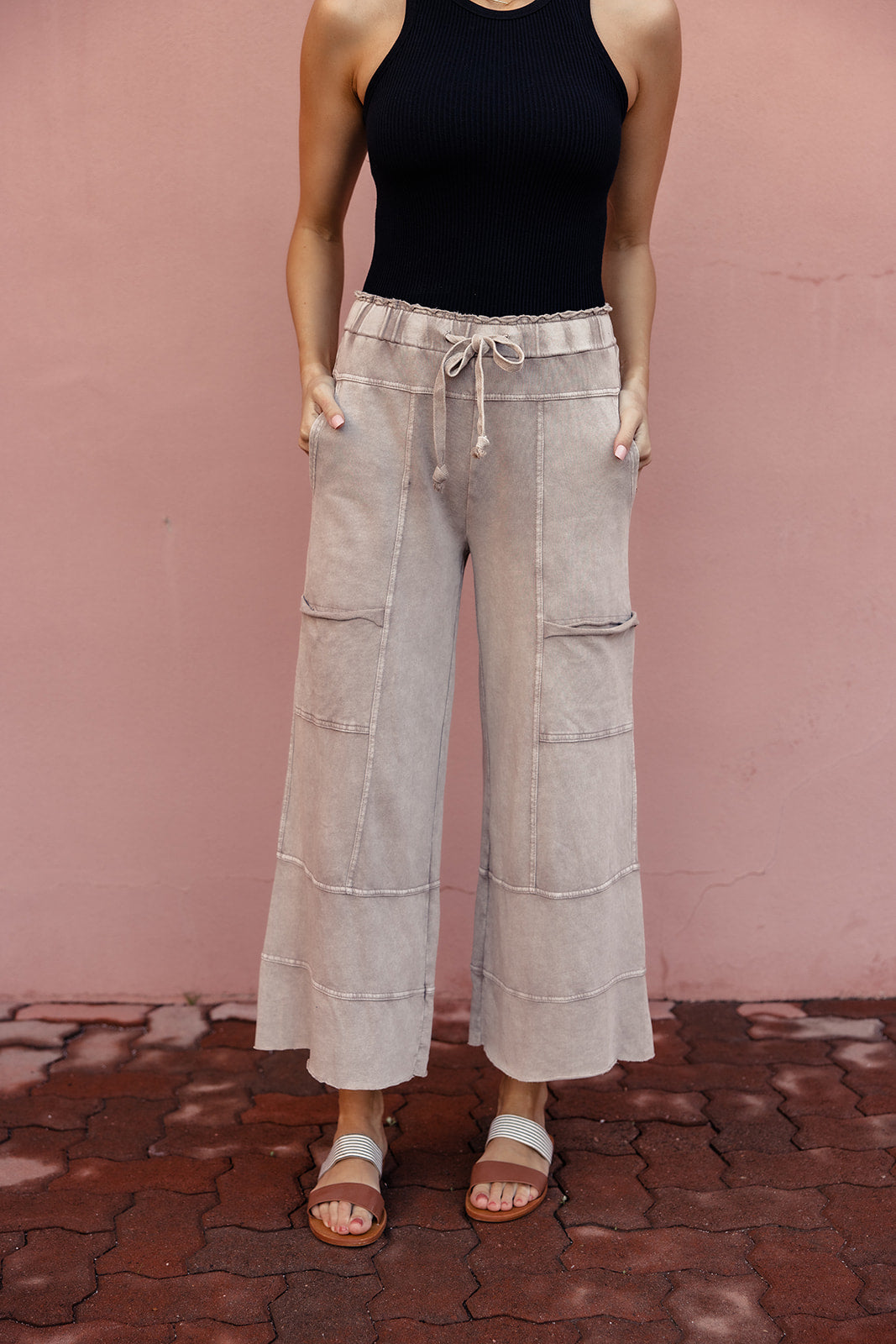 Toula Tie Waist Pants