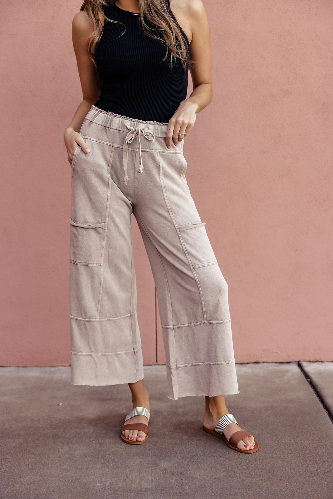 Toula Tie Waist Pants