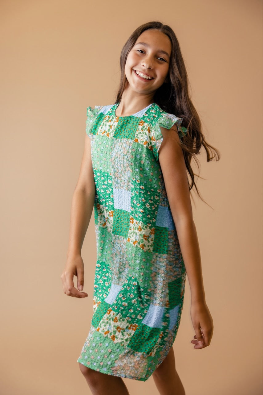 Mini Andarna Patchwork Dress