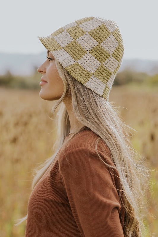 Teatime Knit Bucket Hat