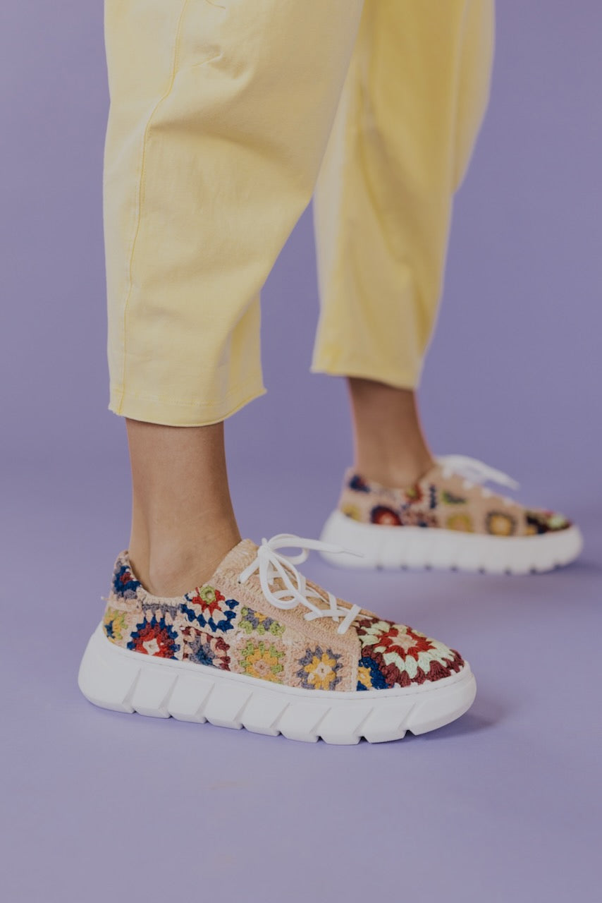 Free People Catch Me If You Can Crocheted Sneakers