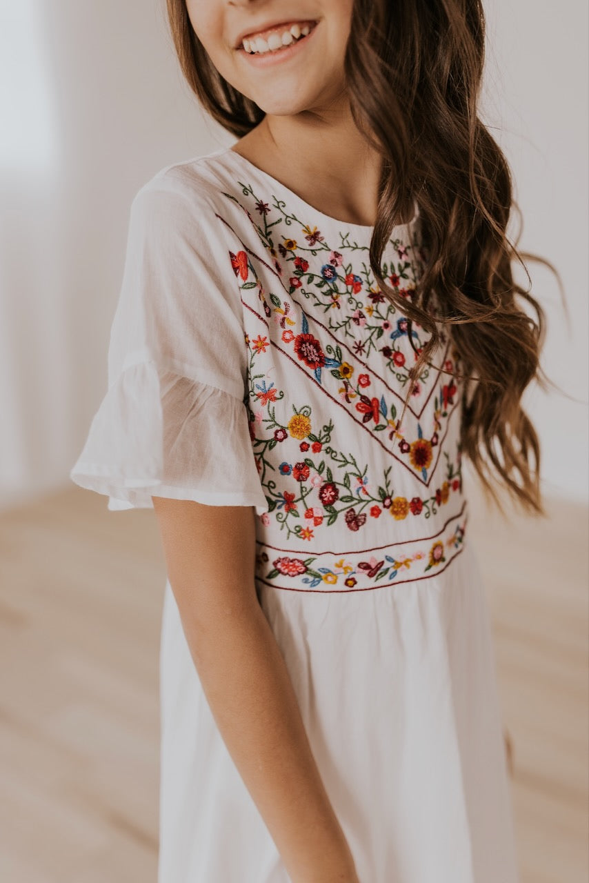 Mini DeMille Embroidery Dress