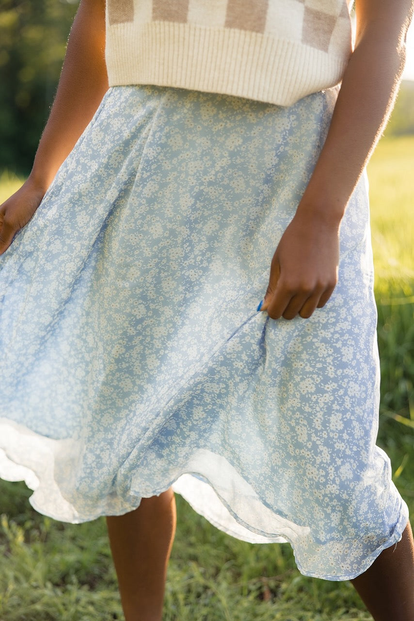 A Million Reasons Floral Skirt