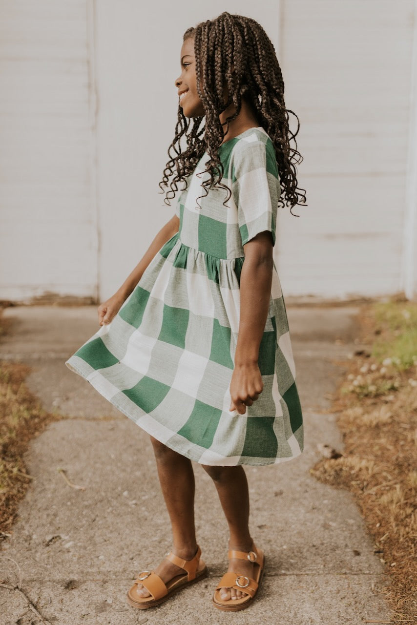 Mini Maddie Buffalo Plaid Dress